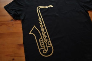 Koszulka z nadrukiem instrumentu