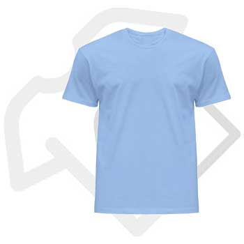 Błękitny t-shirt