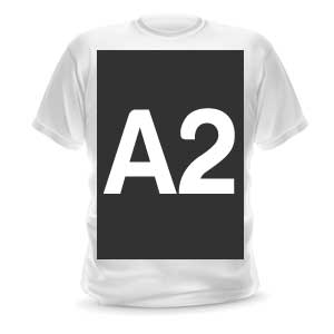 T-shirt z dużym nadrukiem A2