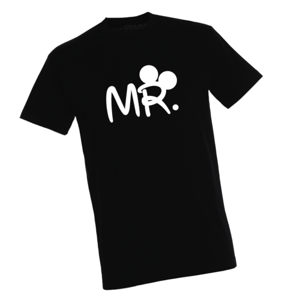 T-shirt Mr Mickey - koszulka czarna z nadrukiem