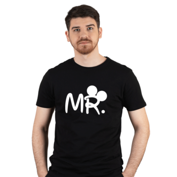 Koszulka męska z nadrukiem Mr Mickey - zdjęcie modela