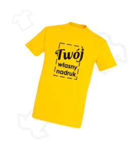 Oferta koszulek z własnym nadrukiem